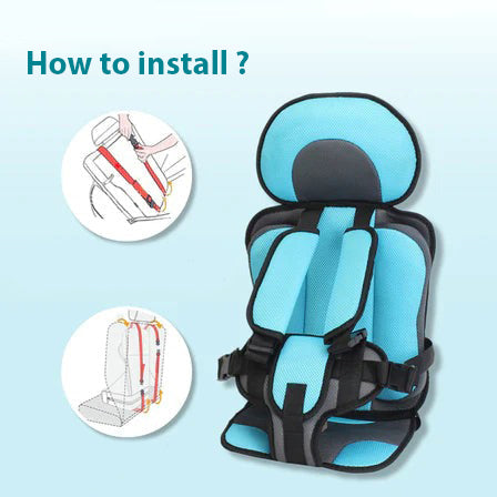 Portable Child Car Seat - Safe and Versatile