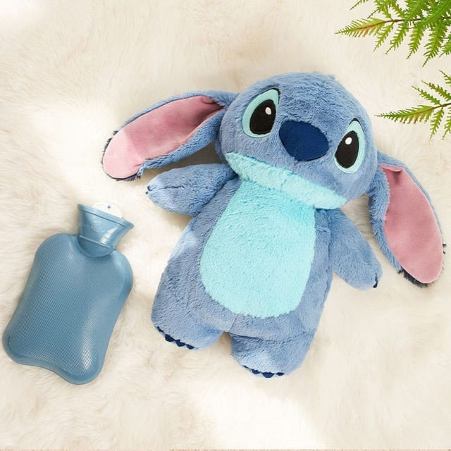 Stitch Plush Hot Water Bottle – Soft & Cozy Warmer