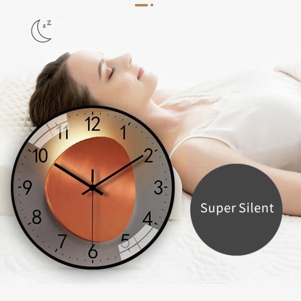 Modern Wall Clock with Luminous Effect