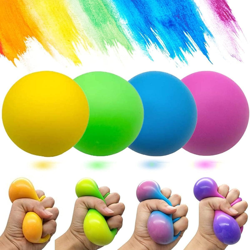 Squish Ball - Color-Changing Anti-Stress Ball - Set of 4