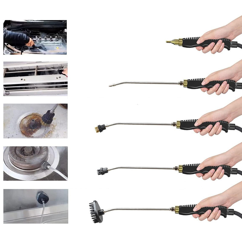 Portable Handheld Steam Cleaner for All Surfaces - 3 Bar 2500W