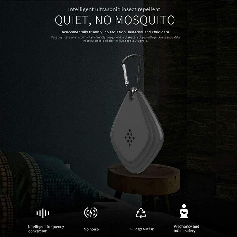 Ultrasonic Portable Mosquito Repellent for People and Pets