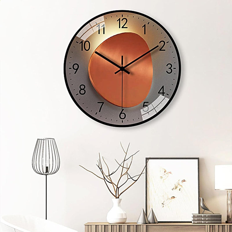 Modern Wall Clock with Luminous Effect