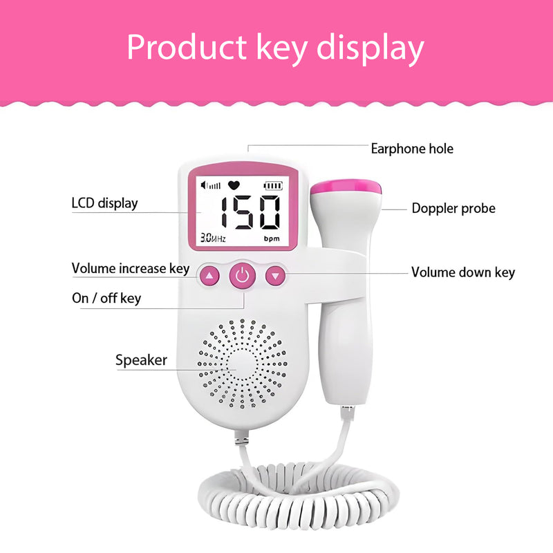 Portable Fetal Doppler – Listen to Your Baby’s Heartbeat at Home