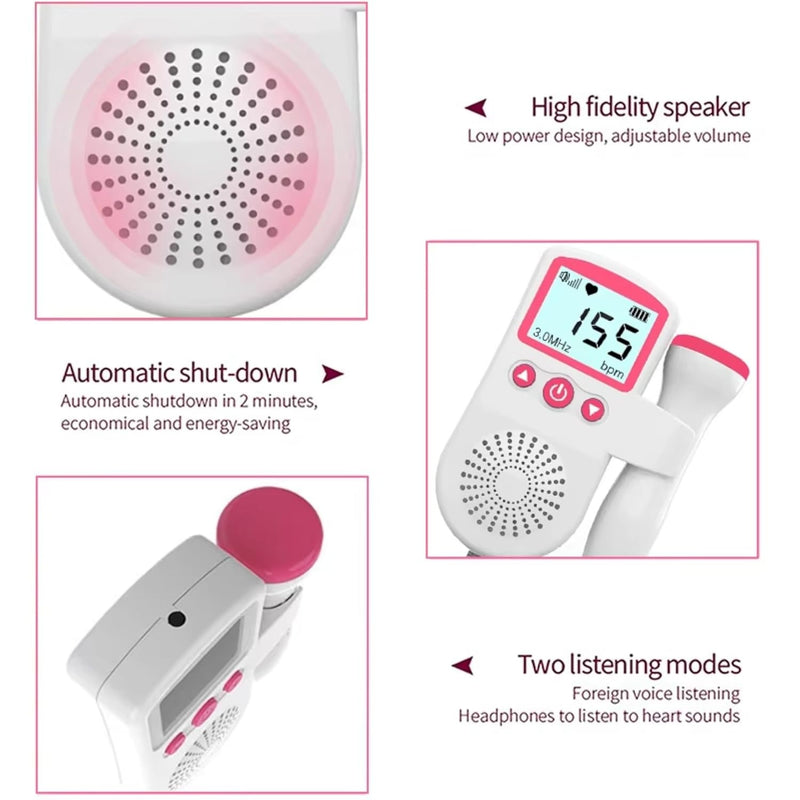 Portable Fetal Doppler – Listen to Your Baby’s Heartbeat at Home