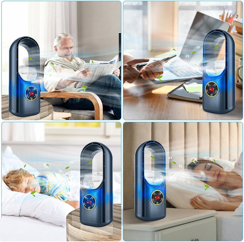 2025 Blade-Free Silent Portable Air Conditioner for Home and Office