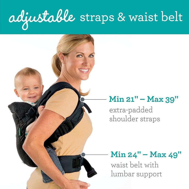 Ergonomic 2-in-1 Baby Carrier – Front & Back Comfortable Support