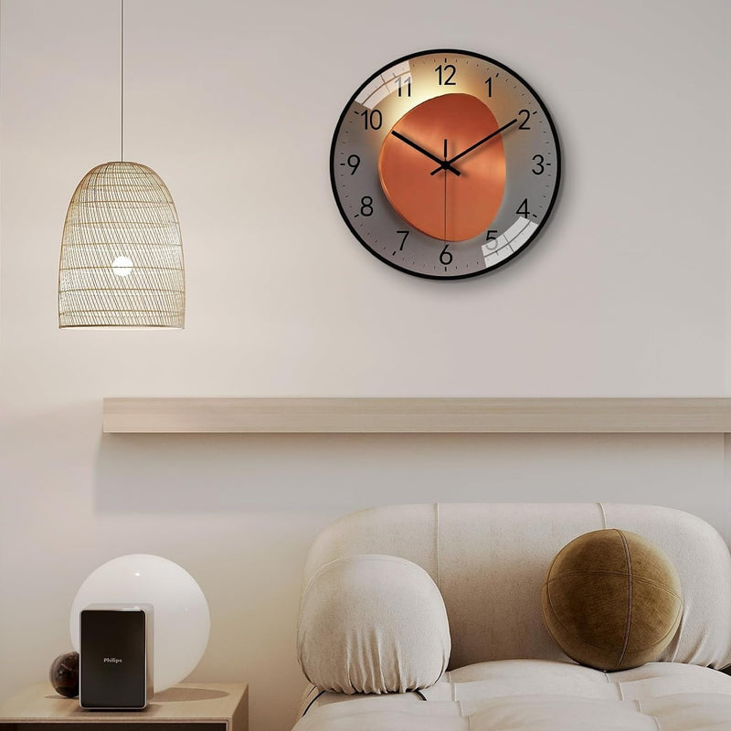 Modern Wall Clock with Luminous Effect