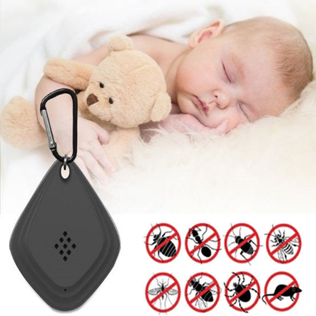 Ultrasonic Portable Mosquito Repellent for People and Pets