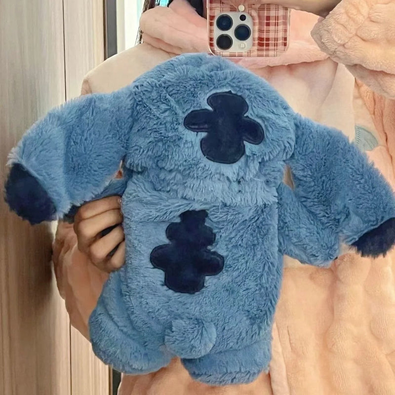 Stitch Plush Hot Water Bottle – Soft & Cozy Warmer