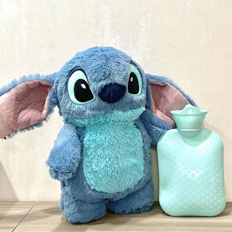 Stitch Plush Hot Water Bottle – Soft & Cozy Warmer