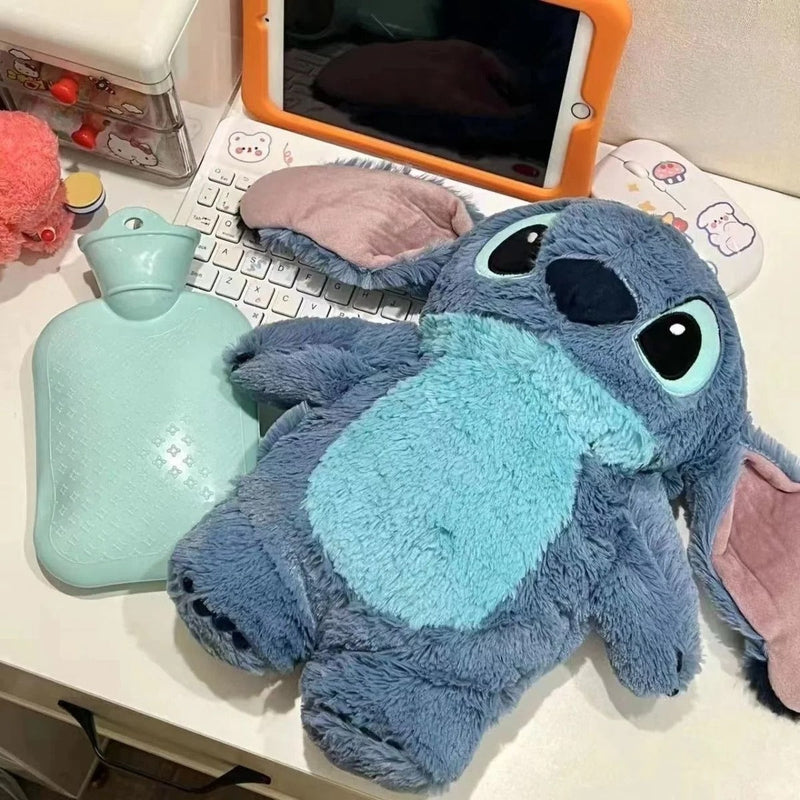 Stitch Plush Hot Water Bottle – Soft & Cozy Warmer