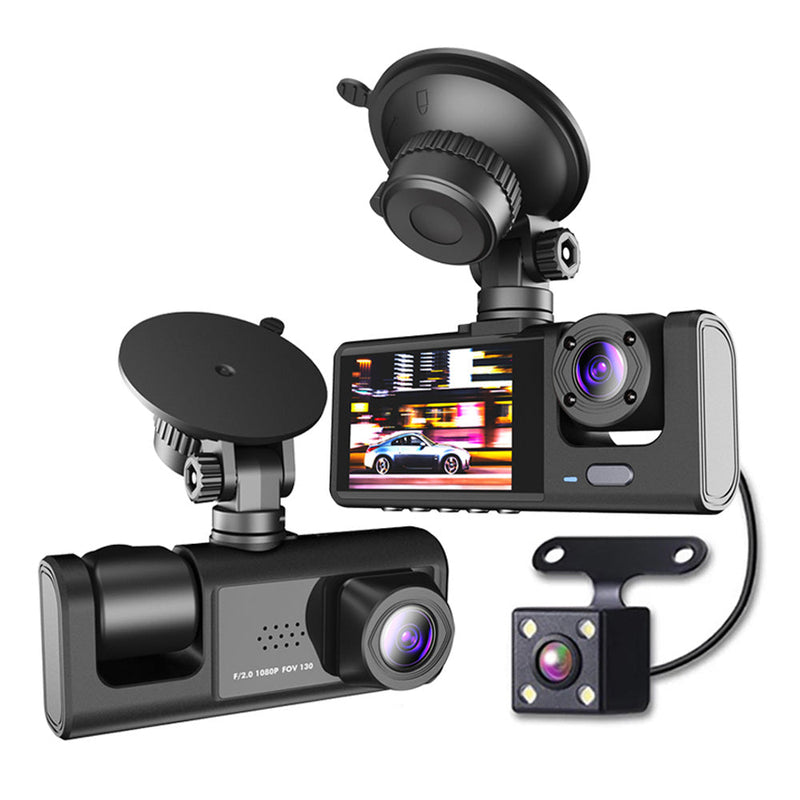 Car Dashcam - Front and Rear HD 1080p with Recording