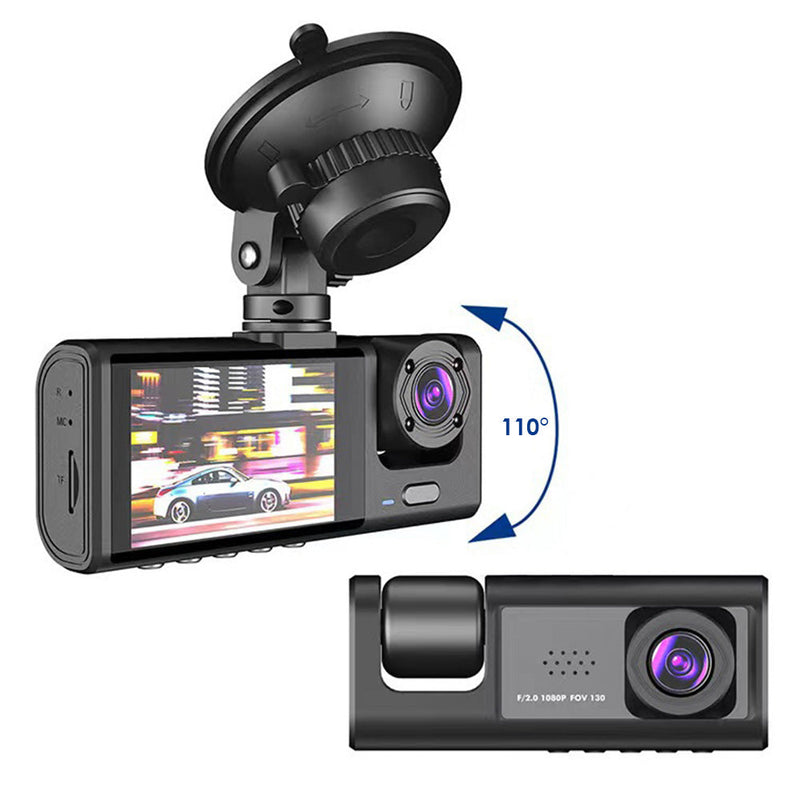 Car Dashcam - Front and Rear HD 1080p with Recording