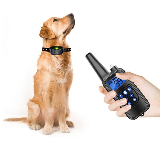 Rechargeable Waterproof Anti-Bark Training Collar for Dogs