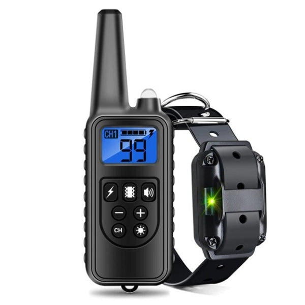 Rechargeable Waterproof Anti-Bark Training Collar for Dogs