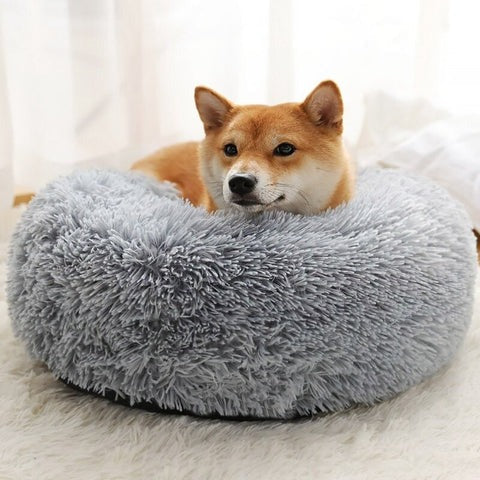 Calming Dog Bed with Removable Cover