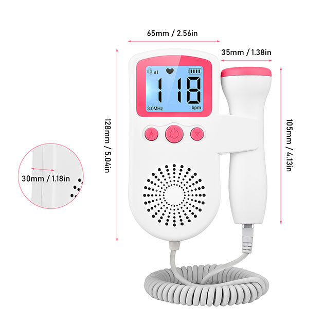 Portable Fetal Doppler – Listen to Your Baby’s Heartbeat at Home