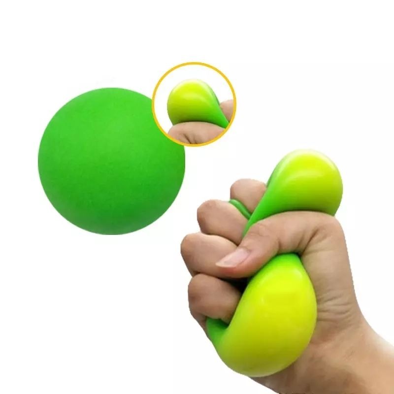 Squish Ball - Color-Changing Anti-Stress Ball - Set of 4