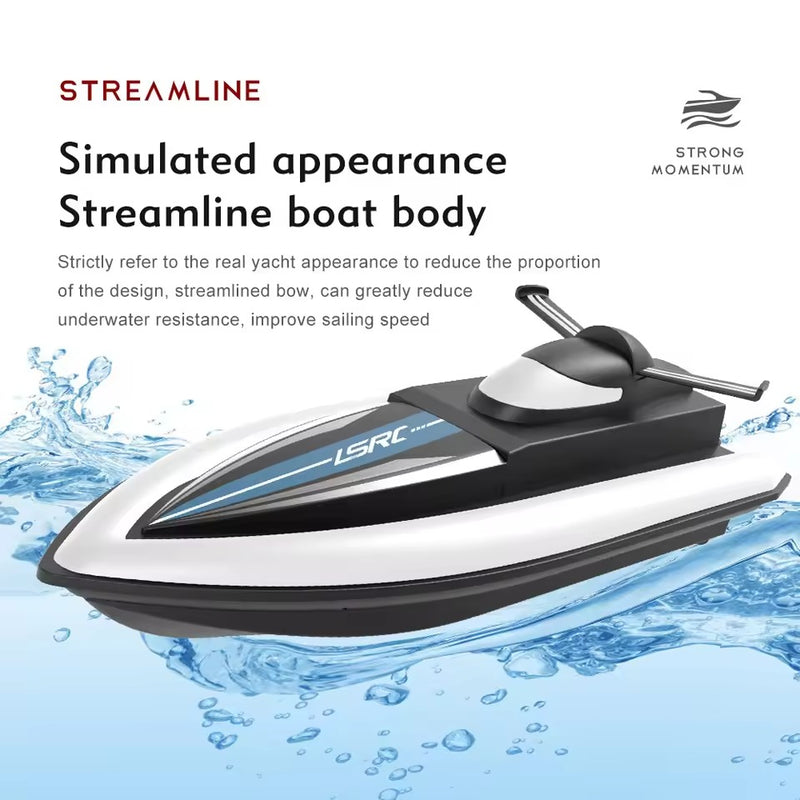 High-Speed RC Boat – Racing Edition, 25km/h & 35min Runtime