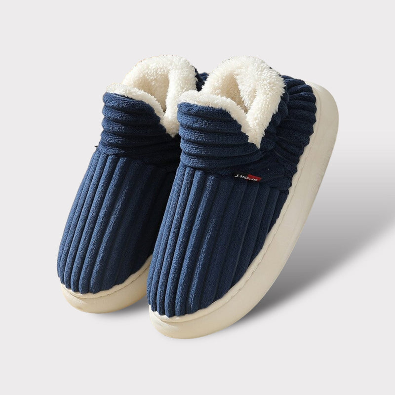 Ultra-Warm Ergonomic Fur Slippers – Cozy & Comfortable