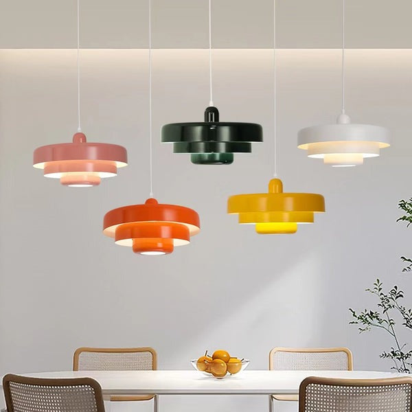 Nordic Macaron Pendant Lamp Bauhaus Design