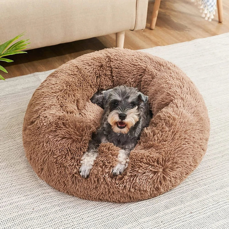 Calming Dog Bed with Removable Cover