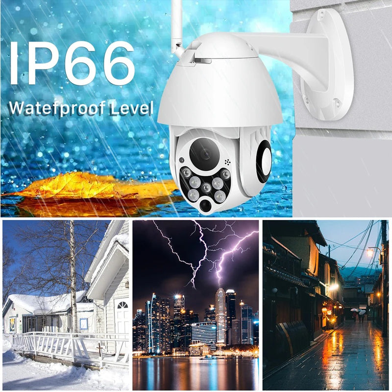 Outdoor WiFi Camera 1080p HD – 360° Waterproof Security