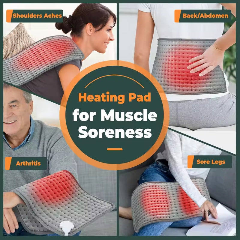 Electric Heating Pad - 6 Temperature Settings