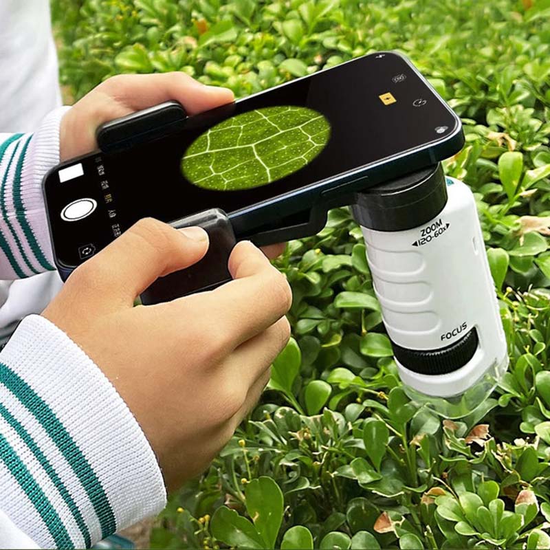 Pocket Mini Microscope - Portable x120 Magnification