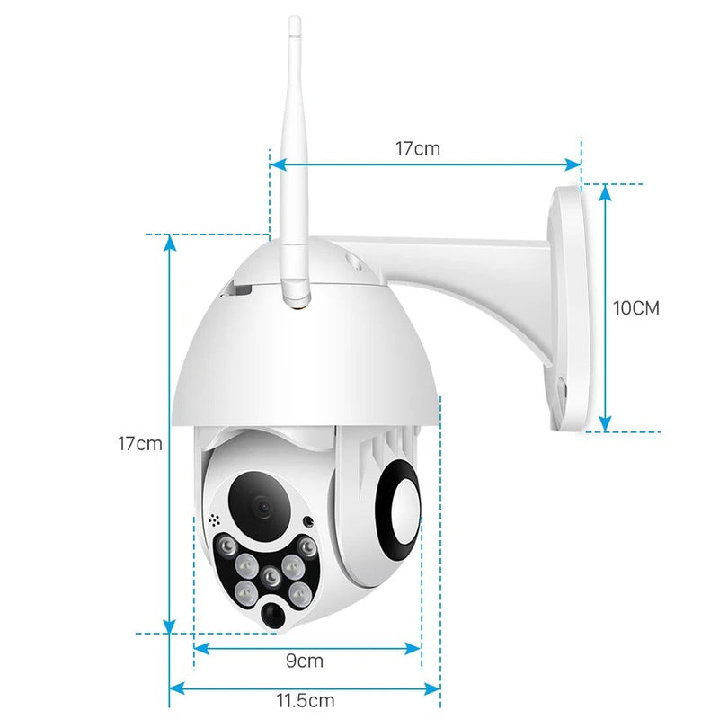 Outdoor WiFi Camera 1080p HD – 360° Waterproof Security