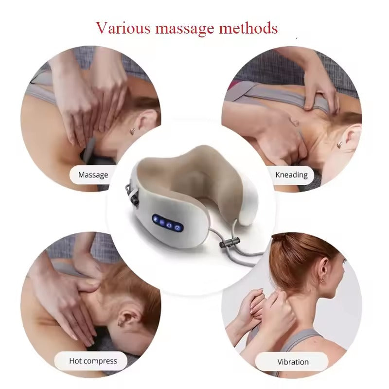 Heated Massage Neck and Shoulder Pillow