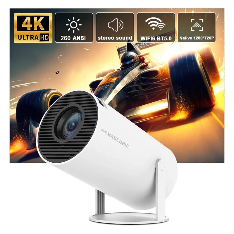 Portable 4K HD Projector – Home Cinema Experience