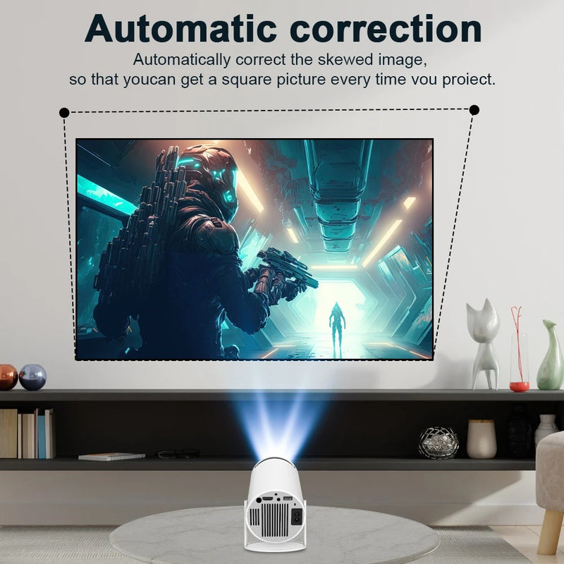 Portable 4K HD Projector – Home Cinema Experience