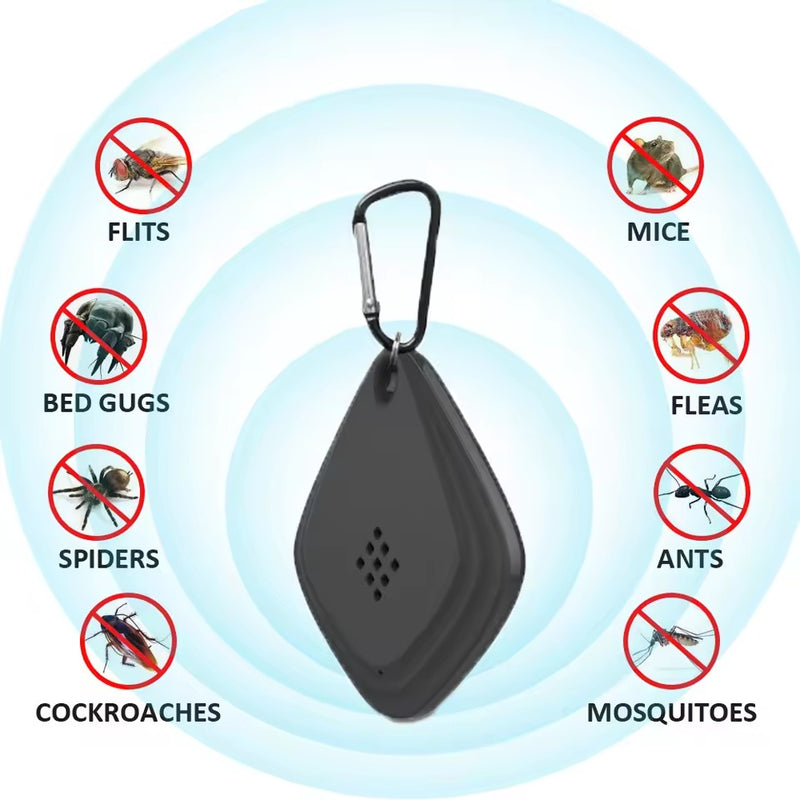 Ultrasonic Portable Mosquito Repellent for People and Pets