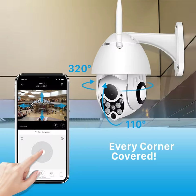 Outdoor WiFi Camera 1080p HD – 360° Waterproof Security