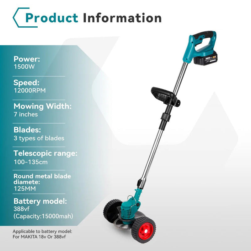 Cordless Battery-Powered Electric Brush Cutter