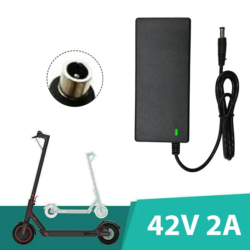 Electric Scooter Charger 42V 2A - Hoverboard Compatible with 5 Connectors