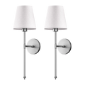 WIRELESS WALL SCONCES (SET OF 2 + 2 BULBS FREE)