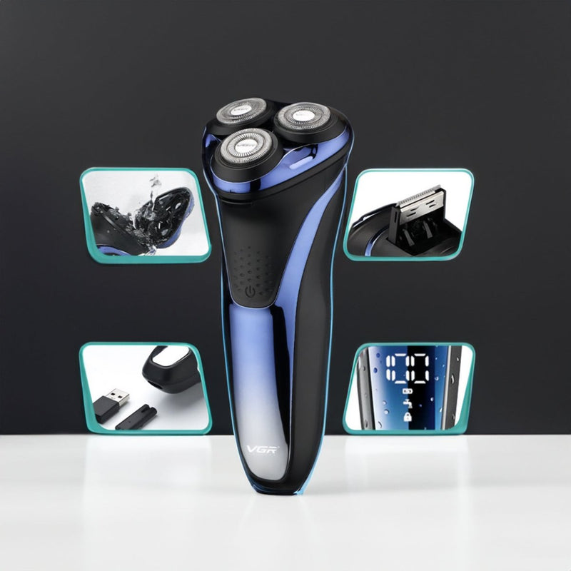 Men’s Electric Shaver – 3D Flexible Heads for Precision