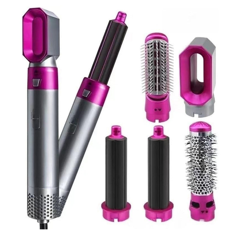 Professional 5-in-1 Hair Curler and Dryer