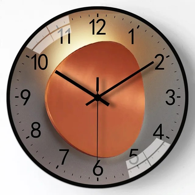 Modern Wall Clock with Luminous Effect